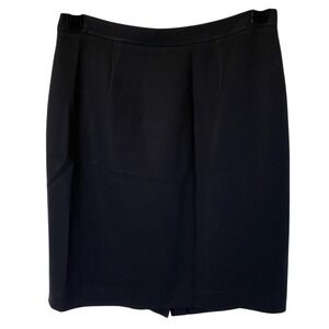 Petite‎ Sophisticate Collectibles Classic Black Mini Pencil Skirt Size 4 Women's